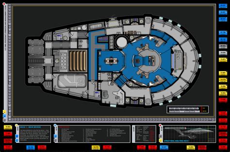 Enterprise NX-01 Refit Bridge Detail Plan