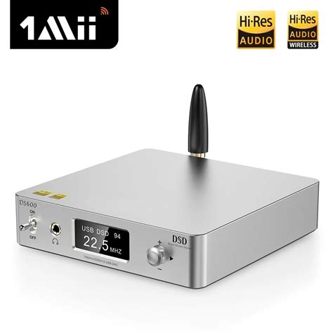 1mii Ds600 Desktop Stereo Bluetooth Audio Decoder Power Amplifier Dac