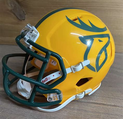 Edmonton Elks 2021 alternate CFL Riddell Speed Mini Football Helmet ...