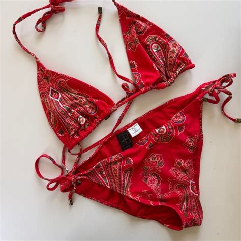 Baby Phat Swim Baby Phat Y K Swimsuit Bikini Two Piece Triangle Top