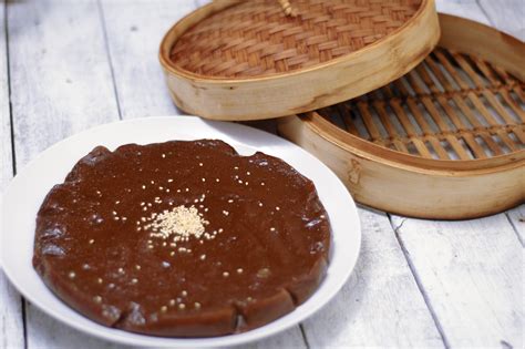 How To Make Chinese New Year Cake Nian Gao Sticky Rice Cake