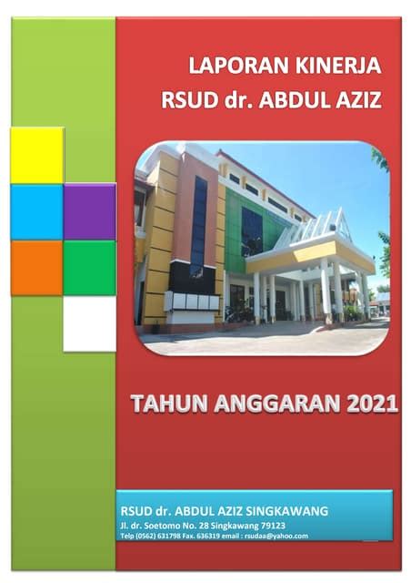 Laporan Kinerja Rsud Dr Abdul Aziz Kota Singkawang Tahun 2021 Pdf