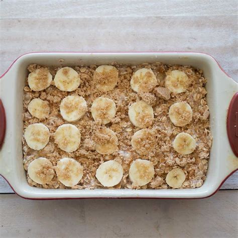 Vegan Peanut Butter Banana Baked Oatmeal 10 Ingredient Vegan