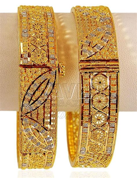 K Gold Tone Kada Pc Dubai Gold Bangles Dubai Gold Jewelry