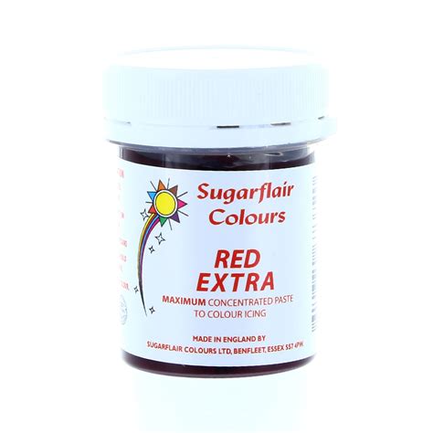 Buy Sugarflair Maximum Concentrated Paste Red Extra Online At