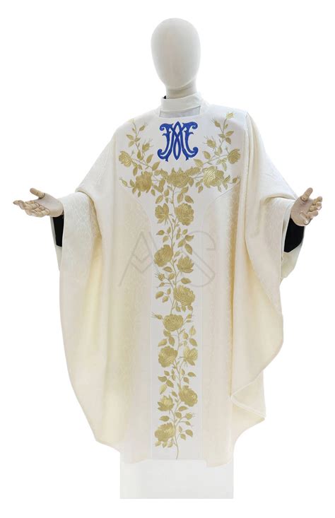 Semi Gothic Chasuble Gy K Cream Unlined All Products