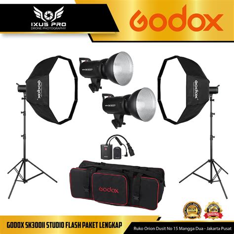 Jual Godox SK300 II KIT Octa 120cm Paket Studio Flash Godox SK 300 II