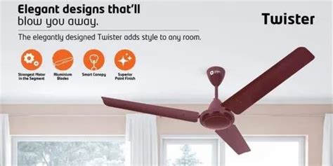 Orient Twister High Speed Ceiling Fan Sweep Size Mm At Rs