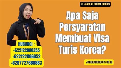 Membuat Visa Turis Korea Jangkar Global Groups