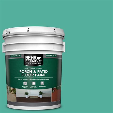 BEHR PREMIUM 5 Gal P440 5 Water Park Low Lustre Enamel Interior