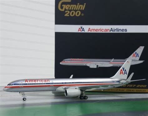 Gemini American Airlines Boeing With Winglets Polished