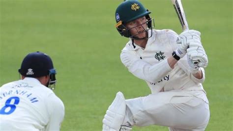 County Championship Lyndon James Hits First Fifty But Notts Draw With