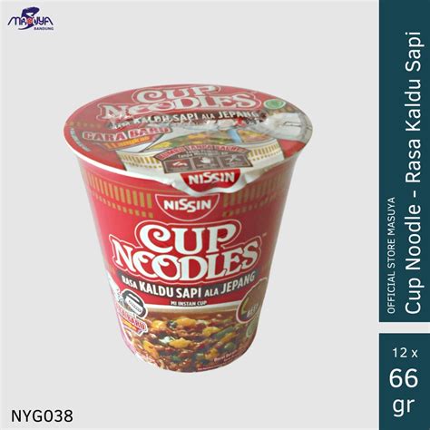 Jual Nissin Cup Noodle Ala Jepang 66 Gr Shopee Indonesia