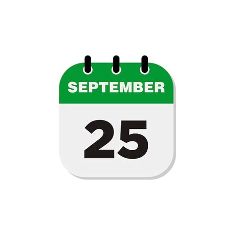 Premium Vector September Calendar Icon Vector Template