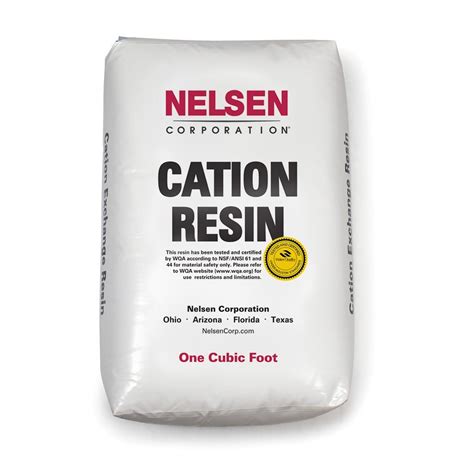 CATION RESIN CA 10 CARBOCHEM INC Softener Resin 1 Cubic Foot Cation