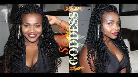 How To Easy Sexy Goddess Crochet Faux Locs No Cornrow Diy Dantemmy Youtube