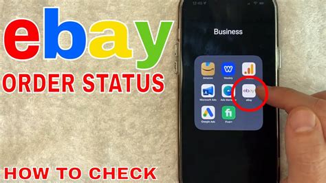 How To Check Ebay Order Status Youtube