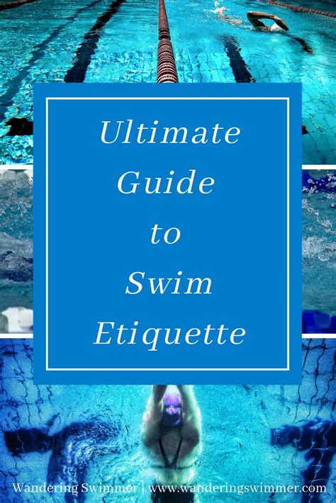 Swim Etiquette For New Swimmers Swimmer Lap Swimming Swimming