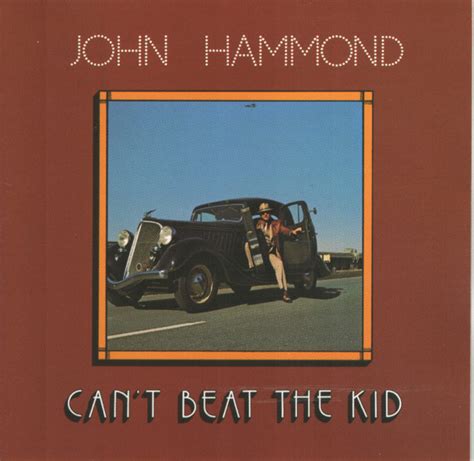 John Paul Hammond Cant Beat The Kid CD Used Vals Halla Records