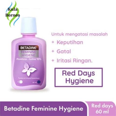 Jual Betadine Feminine Hygiene 60 Ml Shopee Indonesia