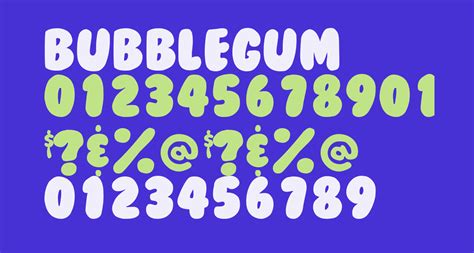 BubbleGum free Font - What Font Is