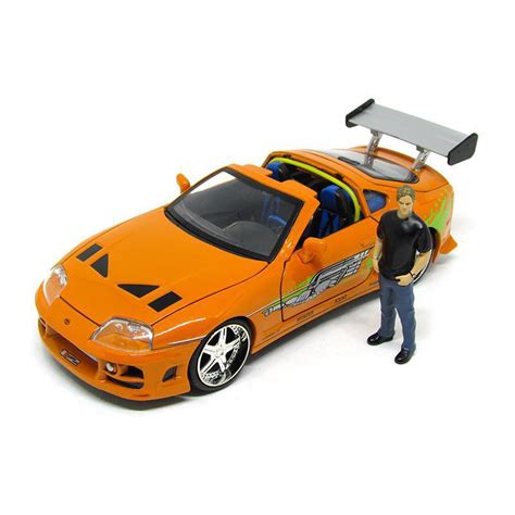 Miniatura Toyota Supra Velozes Furiosos Figura Brian No Shoptime