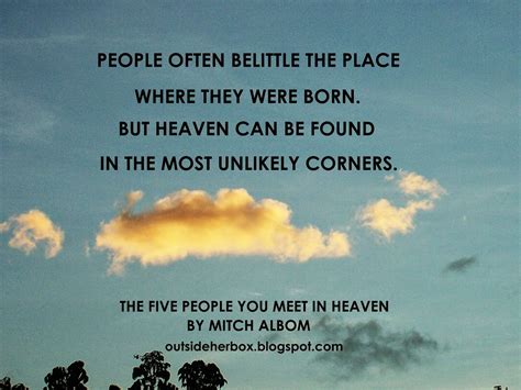 The Five People You Meet In Heaven Quotes