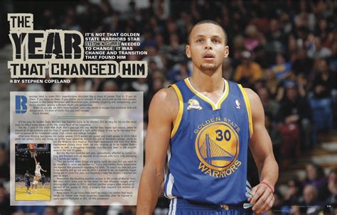 Stephen Curry The Year That Changed Him Sports Spectrum