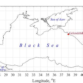 The Black Sea coastline (http://openstreetmapdata.com/data/coastlines ...