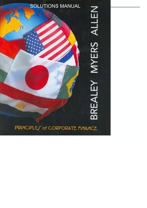 Principles Of Corporate Finance Brealey Myers 10th Edition Solutions Pdf