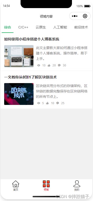 微信小程序｜搭建一个博客小程序 Csdn博客