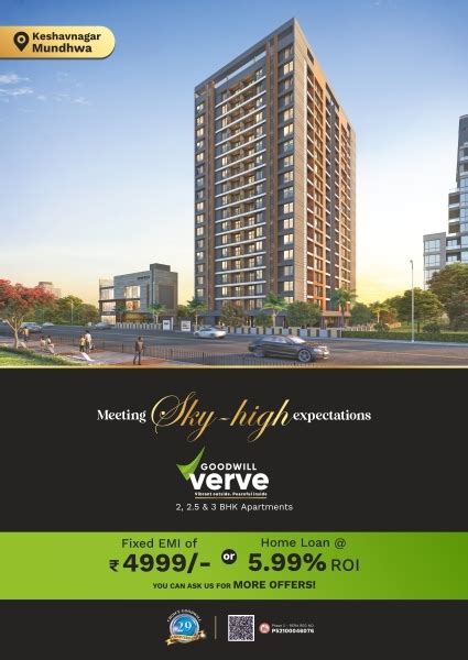 Bhk Luxurious Flats In Keshavnagar Pune Goodwill Verve