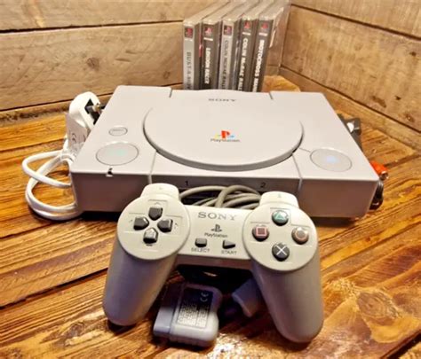 Sony Playstation 1 Console Grey Scph 9002 Ps1 Reto Gaming Bundle 5