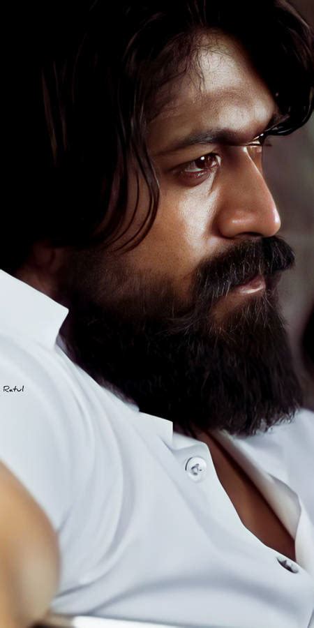 kgf yash side view wallpaper mrwallpapercom
