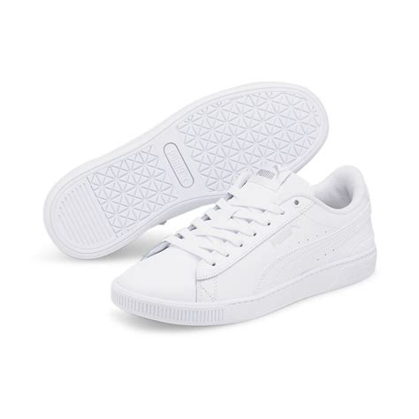 Vikky v3 Leather Women's Sneakers | White - PUMA