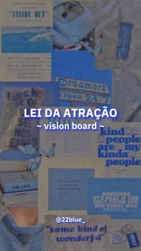 como fazer um vision board Lei da atração dinheiro Afirmações