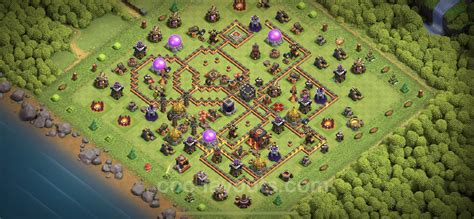 Best Base Th10 With Link Hybrid Anti Everything Town Hall Level 10 Base Copy 251