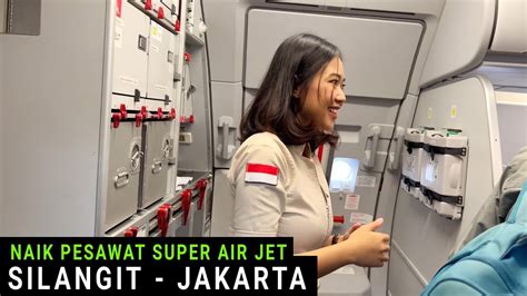 Moment Terbang Perdana Super Air Jet Dari Silangit Ke Jakarta Intip