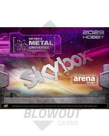 2023 Upper Deck Skybox Metal Universe Champions Hobby Box