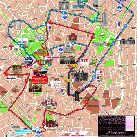 Map Of Milan Italy Tourist Attractions - Tourist Destination in the world