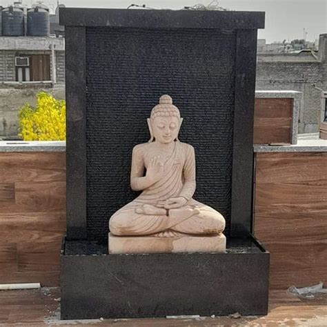 Durable Stone Buddha Fountain At Best Price In Makrana Legacy Marbles