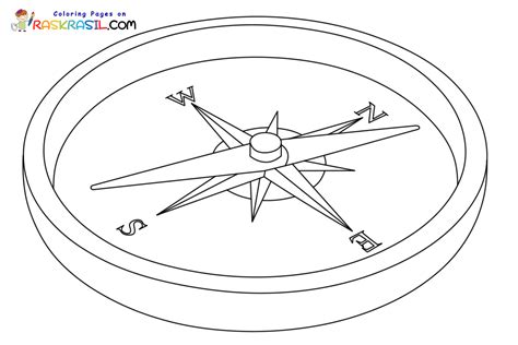 Compass Coloring Pages