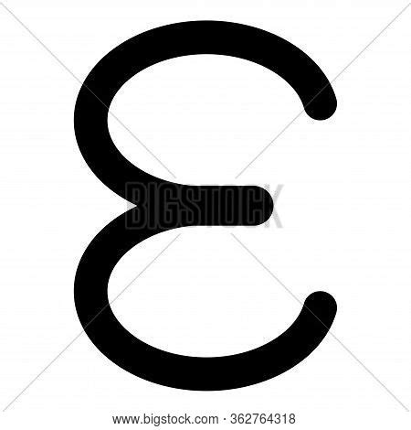 Epsilon Greek Symbol Vector Photo Free Trial Bigstock