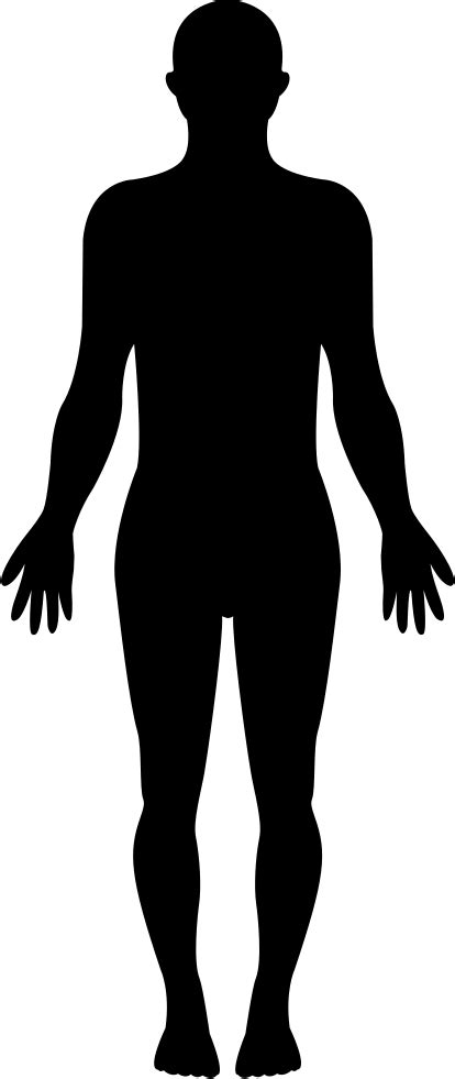 Human Silhouette Standing Png