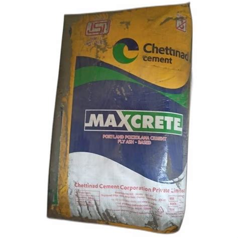 Chettinad Maxcrete Cement At Rs 410 Bag Construction Cement In