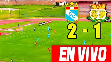 En Vivo Sporting Cristal Vs Sport Huancayo 2 1 I Fecha 17 Del Torneo Apertura Liga 1 2023