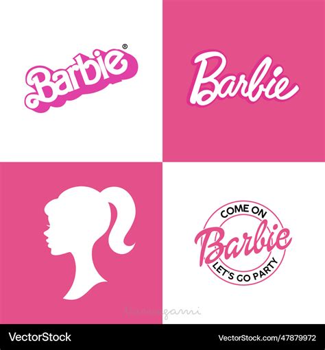 Barbie logo Royalty Free Vector Image - VectorStock