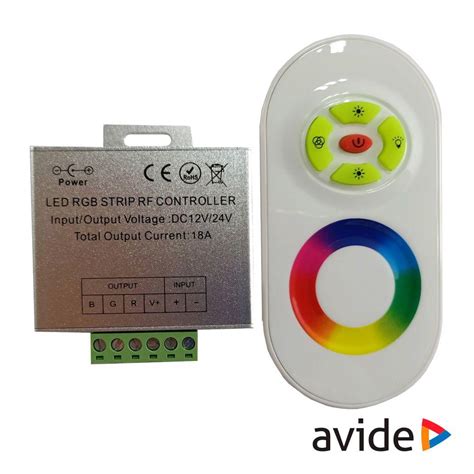 Abls V Tkrgb Rfc Controlador P Fita Leds Rgb V C Comando Touch