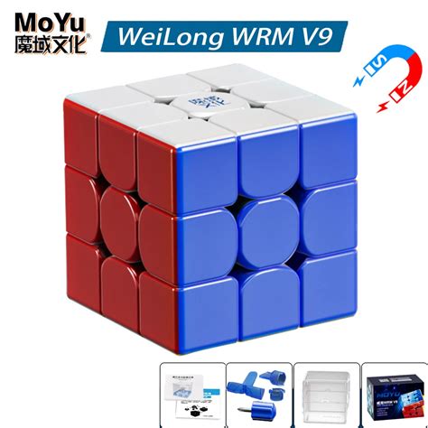 MoYu WeiLong WRM V9 UV Magic Cube 3x3 Maglev Ball Core Speed Cube 3x3