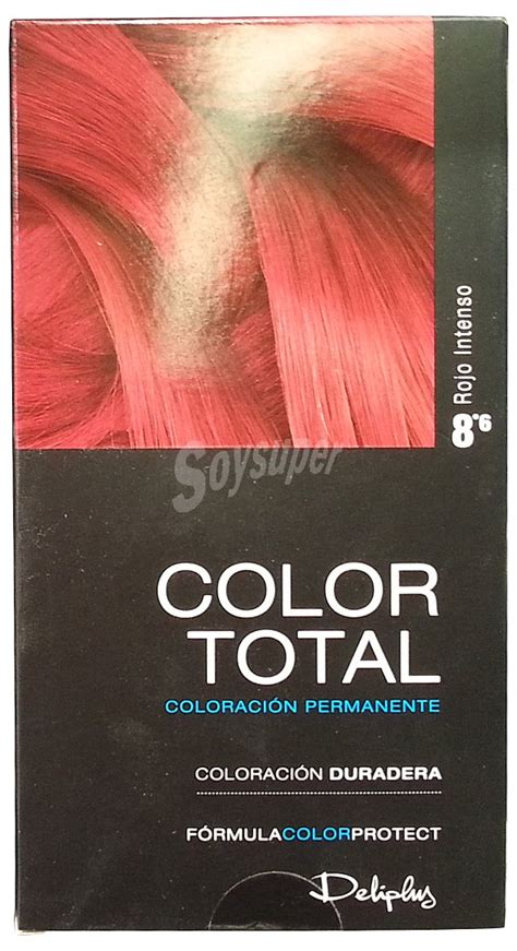 Deliplus Tinte coloracion permanente Nº 08 6 rojo intenso u